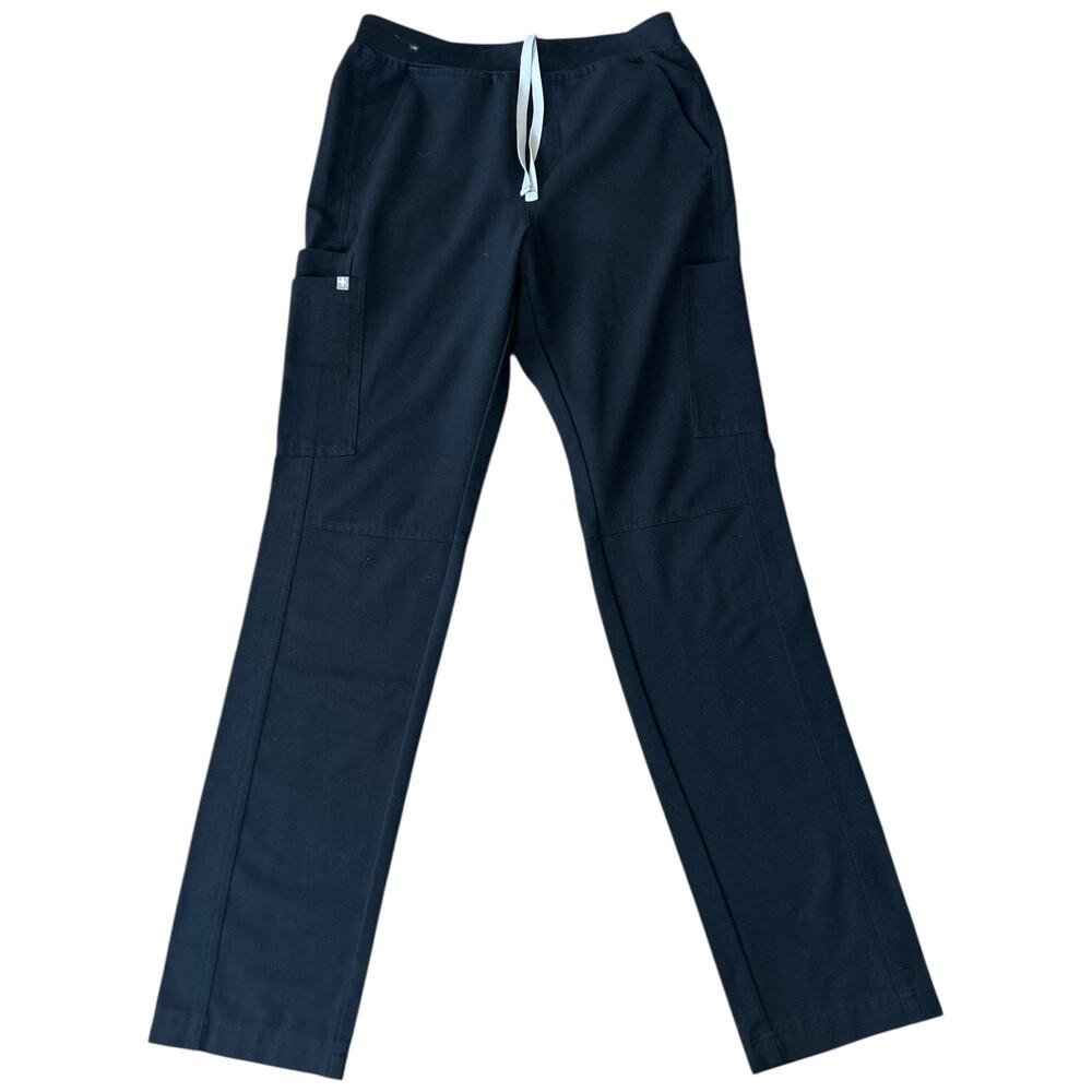 NEW Figs Black Axim Cargo Scrub Pants Men’s Small